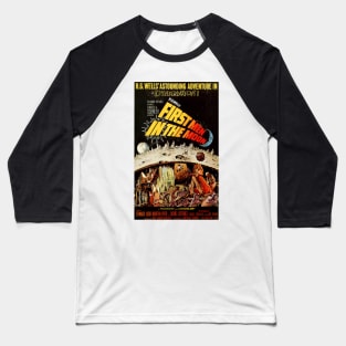 Classic Sce-Fi Movie Poster - First Men in the Moon Baseball T-Shirt